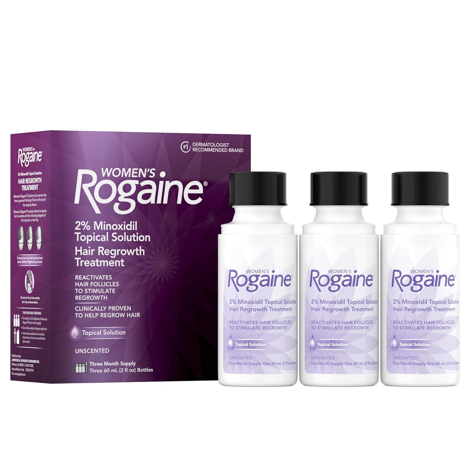 Rogaine Solution 2% Minoxidil voor Vrouwen